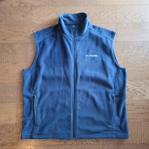 Columbia Fleece Vest Blue Size XL